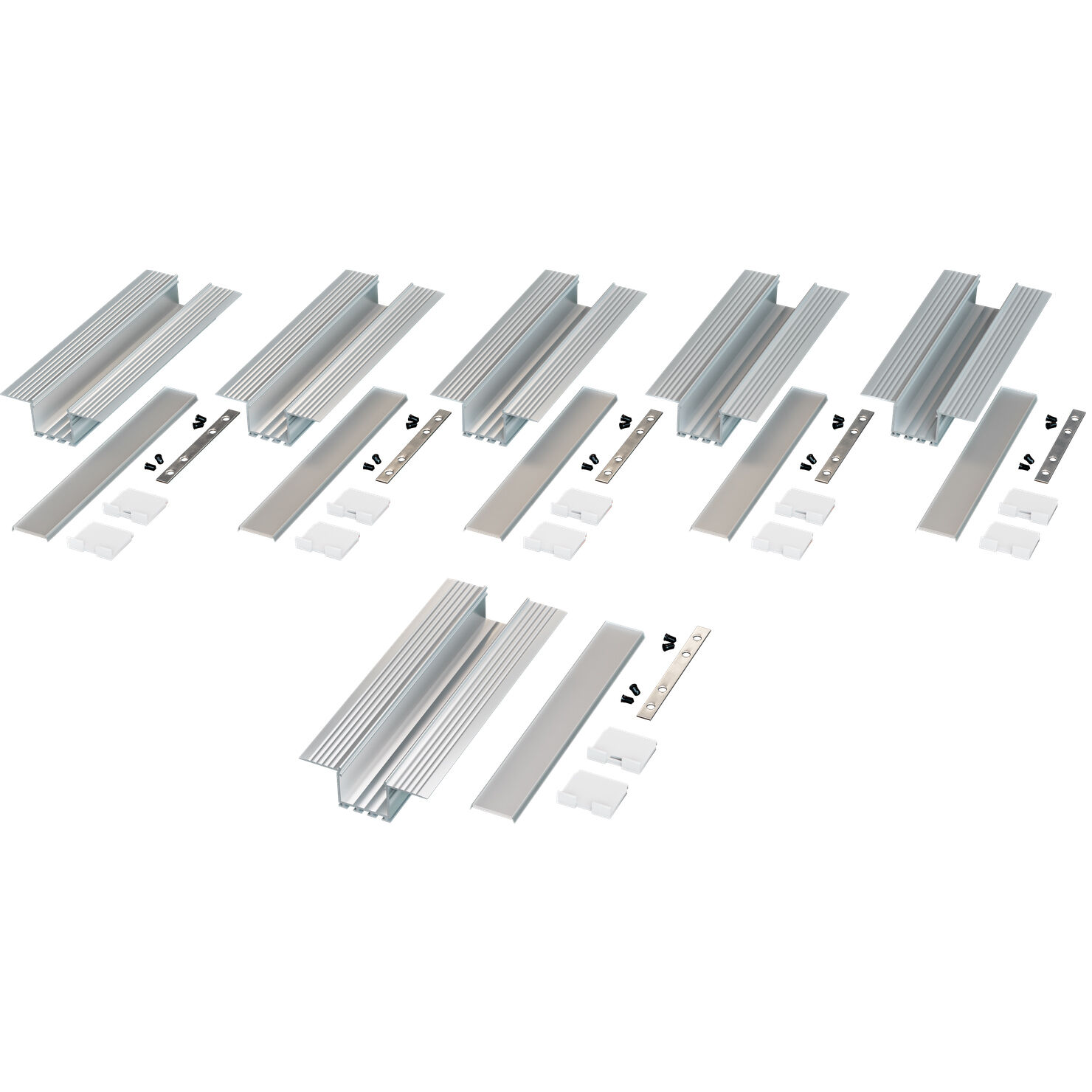 Invisible Slot Bundle Aluminum Extrusions