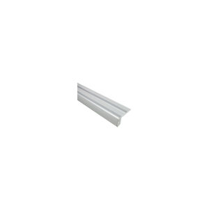 Extrusion White Step End Cap, Left Side