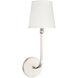 Dawson 1 Light 6 inch Polished Nickel Sconce Wall Light
