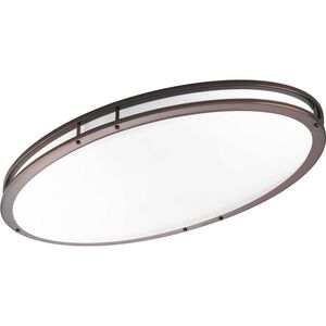 LED CTC COMM LED 18 inch Urban Bronze Flush Mount Ceiling Light, Progress LED