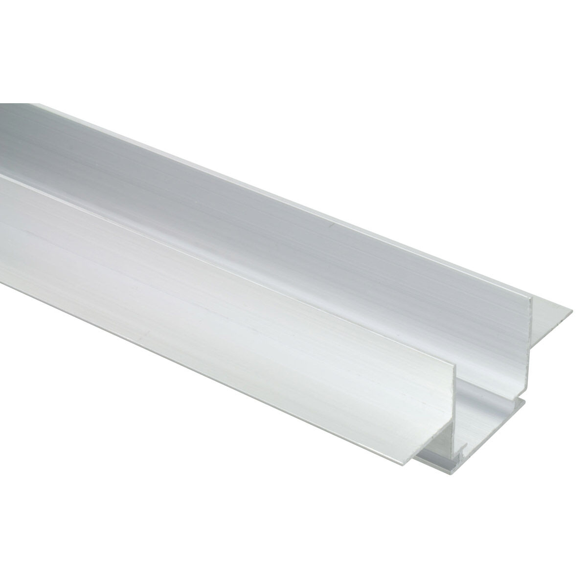 Extrusion Aluminum Mini Flange Slot Channel, 1/2 in.