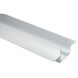 Extrusion Aluminum Mini Flange Slot Channel, 1/2 in.