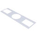 Brio Disc White Recessed Lighting, Round