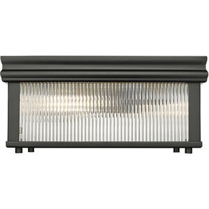 Carnaby 2 Light 13 inch Matte Black Flush Mount Ceiling Light