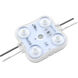 Channel Ray Static White 1 Light Clear LED Module Ceiling Light