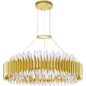 Cityscape 24 Light 39 inch Satin Gold Chandelier Ceiling Light