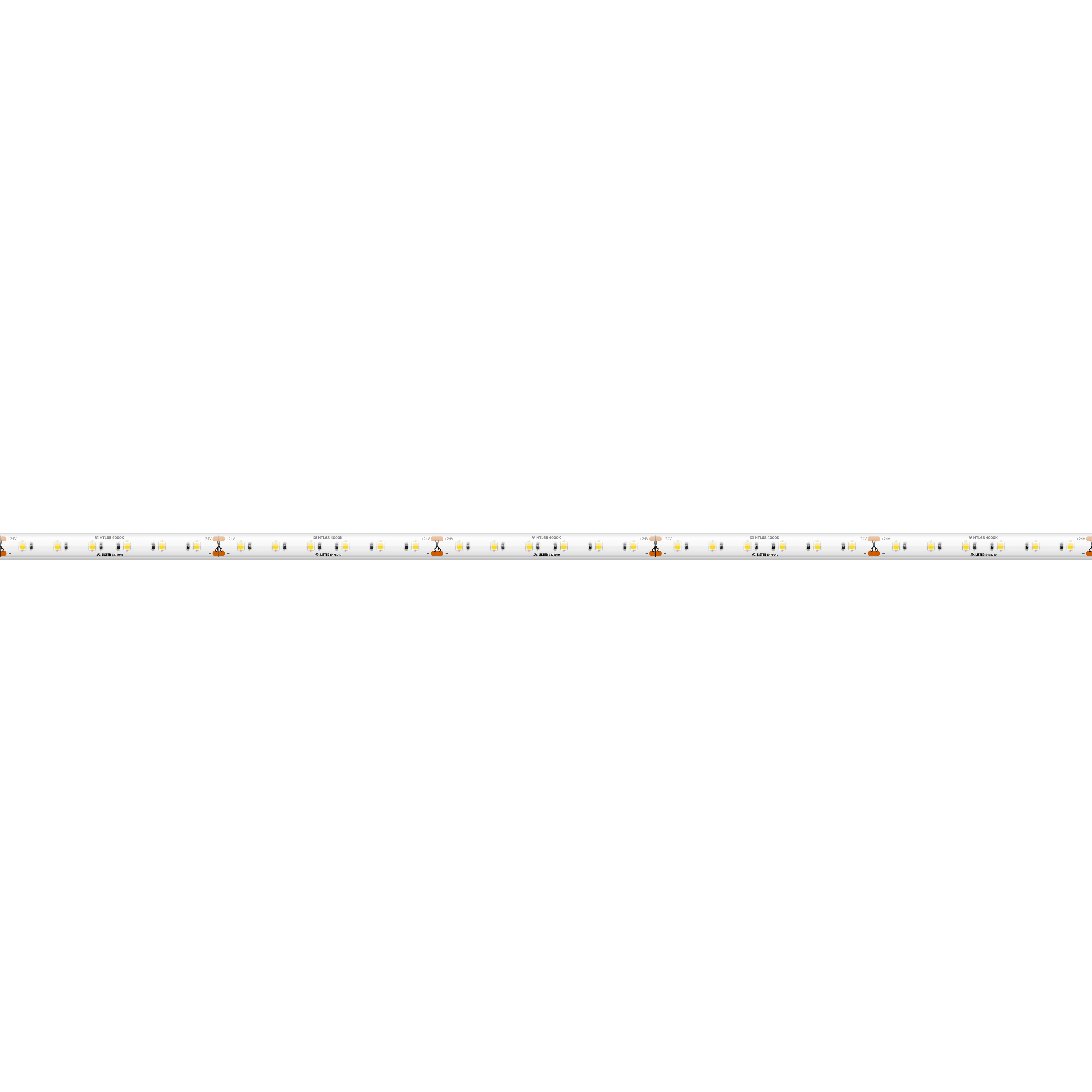 High OutPut COB White 4000K 9.7 inch Tape Light