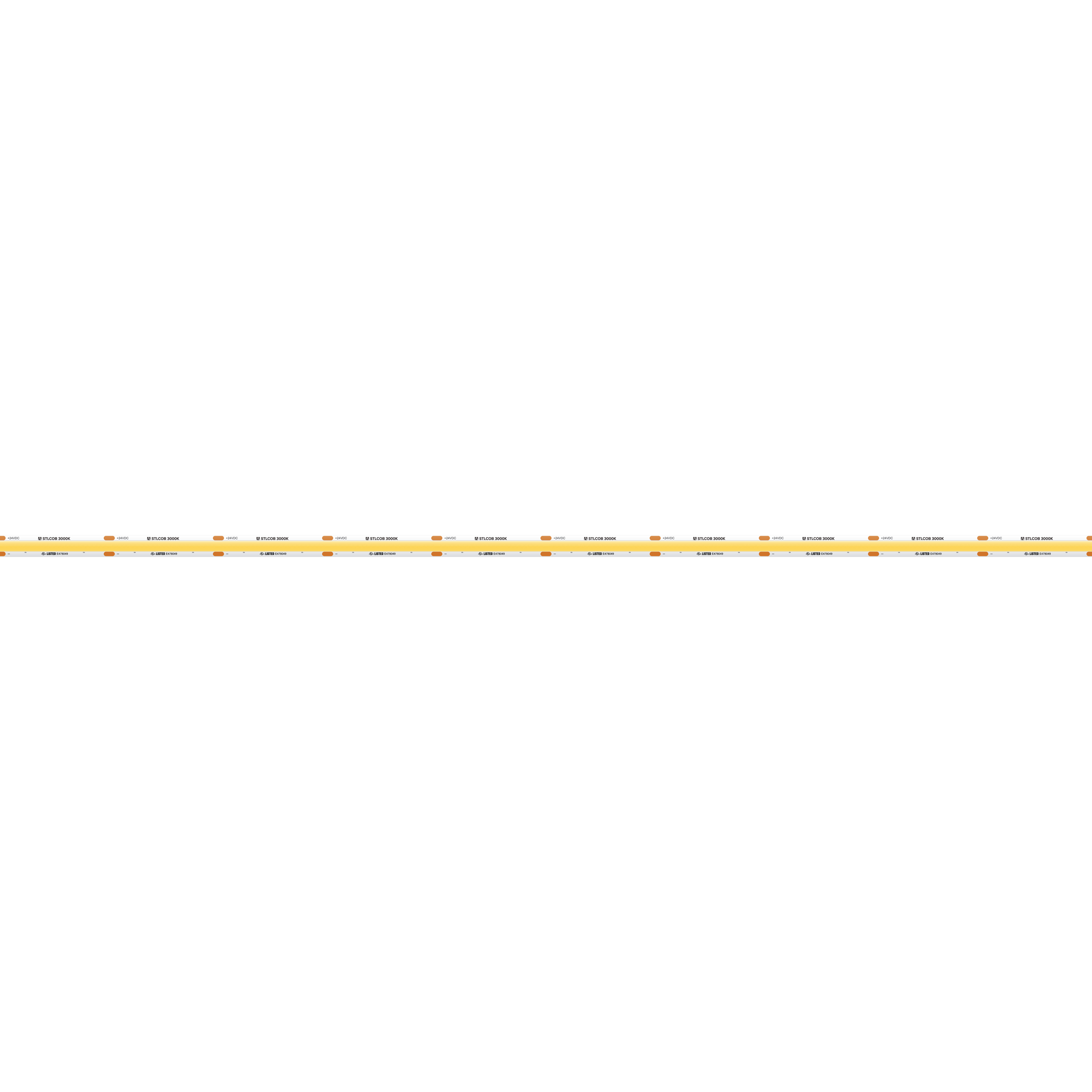 Standard Grade COB White 2700k 9.7 inch Tape Light
