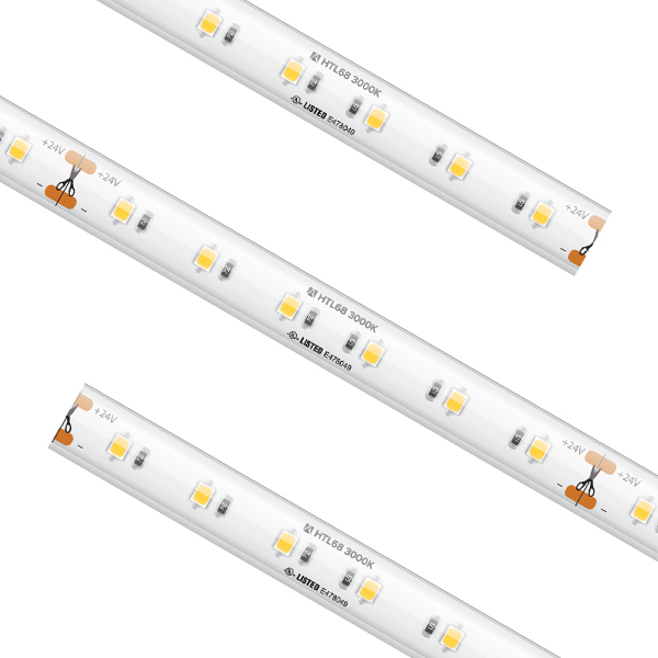 High OutPut COB White 3000K 9.7 inch Tape Light
