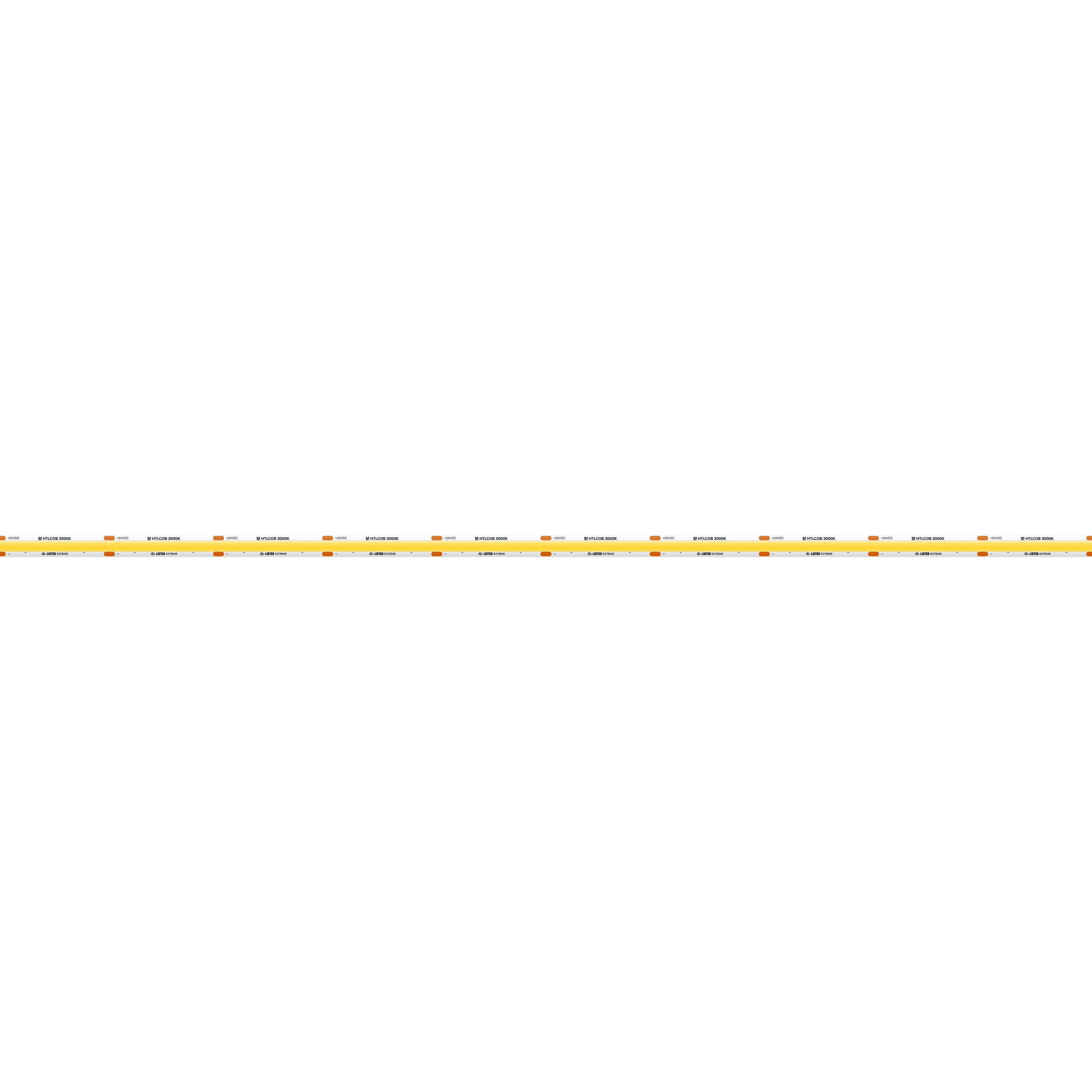 High OutPut COB White 3000K 9.7 inch Tape Light