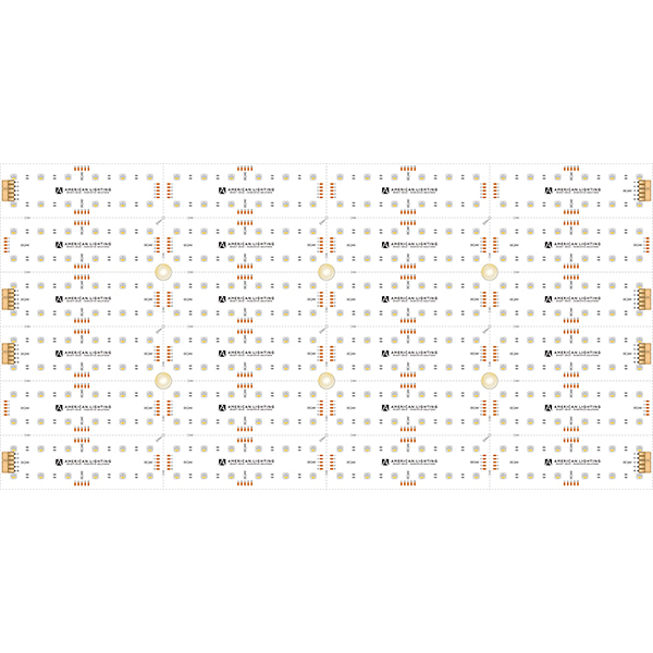 Canvas Sheets White RGBW 24.1 inch Tape Light